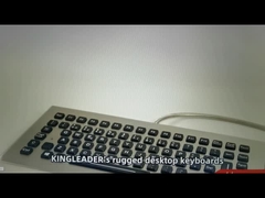 صفحه کلید ضد آب و ضد تخریب استیل فلزی با کابل تقویت شده