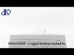 63 کلید های مکانیکی فلز ضد گرد و غبار صفحه کلید صنعتی میز کار