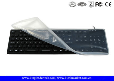 خرید متحرک ضد آب صفحه کلید سیلیکون USB برای خشن صنعتی online manufacture