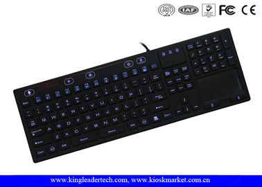 خرید در خاموش / روشن سیلیکون صفحه کلید لپ تاپ 106 کلید تنظیم روشنایی online manufacture