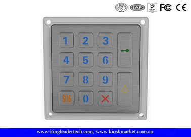 خرید 14 کلید هوشمند درب ورودی صفحه کلید / فولاد ضد زنگ در فضای باز صفحه کلید IP65 online manufacture