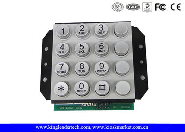 خرید 16 کلید PIN رابط روی آلیاژ عددی صنعتی صفحه کلید برای درب های کنترل دسترسی و یا سیستم تلفن online manufacture