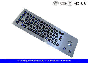 خرید صفحه کلید رهبری نور پس زمینه صنعتی فولاد ضد زنگ با گوی، 64 کلید online manufacture