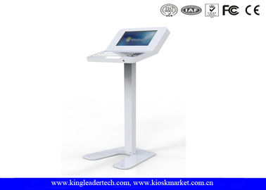 خرید سفارشی اطلاعات کیوسک صفحه نمایش لمسی ساده با صفحه کلید فلزی ناهموار online manufacture