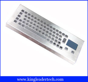 خرید IP65 ناهموار کوتاه دسکتاپ صنعتی فلزی صفحه کلید با صفحه لمسی online manufacture