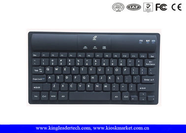 خرید سیاه بی سیم بلوتوث سیلیکون صفحه کلید صنعتی با شارژ USB online manufacture