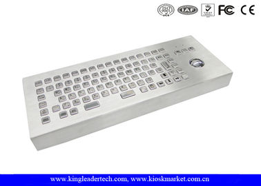 خرید صفحه کلید رومیزی 86 کلید از جنس استیل ضد زنگ با Trackball FCC Brushed online manufacture