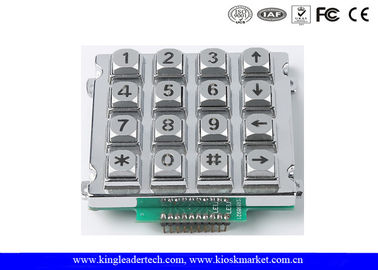 خرید صفحه کلید عددی صنعتی فلزی سیستم کنترل با / بدون نور پس زمینه online manufacture