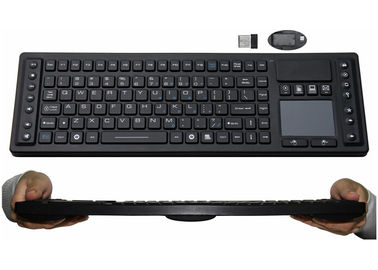 خرید صفحه کلید ضد آب بی سیم SKB-85-WL با گیرنده USB ماوس پد لمسی online manufacture