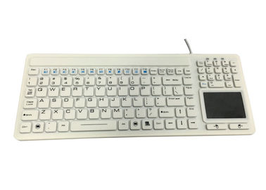 خرید صفحه کلید رومیزی IP68 صفحه کلید ضد میکروبی ضد آب 107 کلید online manufacture