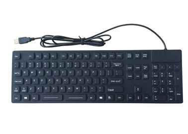 خرید IP68 USB PS2 رابط 100 میلی آمپر صفحه کلید ضد آب 105 کلید online manufacture