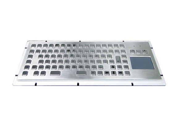 خرید صفحه کلید صنعتی نصب 20 میلی آمپر SUS304 با Trackball موس Trackpad online manufacture