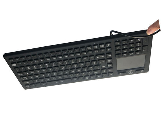 خرید EN55022 122 Keys Keyboard Silicone Medical Keyboard ROHS IP68 ضد آب online manufacture