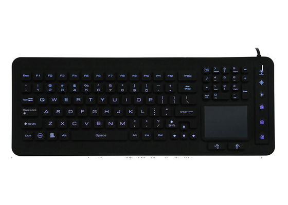 خرید صفحه کلید پزشکی قابل شستشو با نور پس زمینه EN55022 100mA USB online manufacture