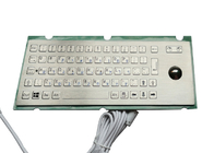 Dust Proof Panel Mount Keyboard Flat Keys Trackball For Machines