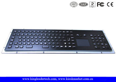 خرید صفحه کلید IP65 دارای امتیاز فلزی سیاه و سفید با پد لمسی، کلید های تابع و شماره صفحه کلید online manufacture