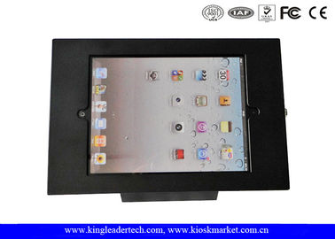 خرید دسکتاپ سیاه 9.7Inch اپل کیوسک محفظه با قفل امنیتی برای ضد سرقت online manufacture