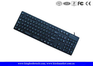 خرید سوپر اسلیم صفحه کلید سیلیکون ضد آب با کلید Fn و صفحه کلید عددی در رابط USB online manufacture