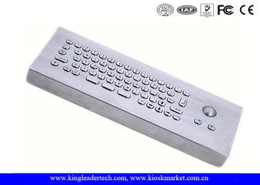 خرید صفحه کلید IP65 دارای امتیاز صنعتی دسکتاپ کامپیوتر کوتاه فلزی با گوی online manufacture