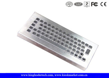 خرید خار صفحه کلید فولاد ضد زنگ دسکتاپ صنعتی، صفحه کلید IP65 فلزی online manufacture
