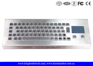 خرید 64 کلید دسکتاپ صنعتی صفحه کلید، صفحه کلید فلزی با صفحه لمسی online manufacture