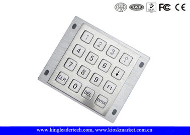 خرید 16 کلید تخت صفحه کلید عددی صنعتی پایه پنل عقب فلزی ماتریکس 4x4 برس خورده online manufacture