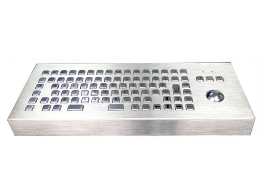 خرید صفحه کلید کامپیوتر صنعتی فلزی ضد گرد و غبار با کلید 86 Trackball online manufacture