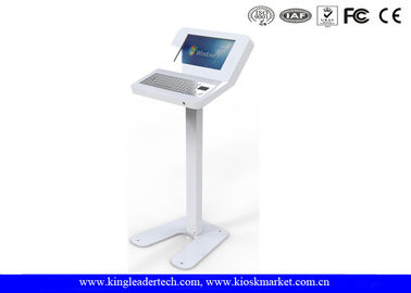 Customized Simple Information Kiosk Touch Screen With Rugged Metal Keyboard