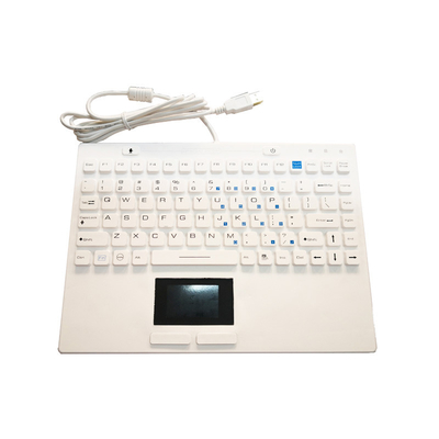 صفحه کلید پلاستیکی سیلیکونی USB با گواهینامه IP68 FCC CE RoHS با صفحه کلید لمسی برای محیط پزشکی یا خشن
