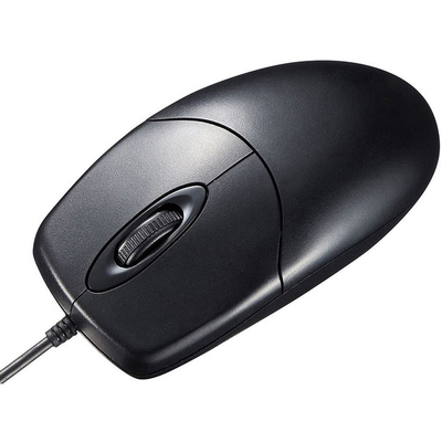IP68 موس پلاستیکی قابل شستشوی ضد ویروس پزشکی ضد عفونی کننده سیم دار با دکمه های کلیک سمت راست و چرخ چرخش
